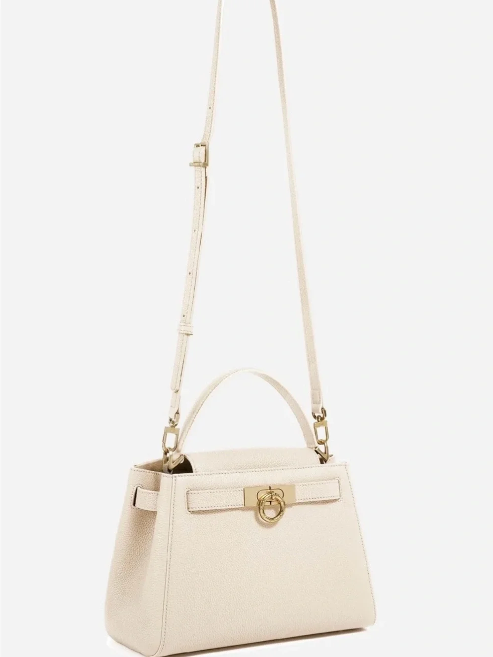 Parisa Wang Madison Top Handle Bag in Cream
